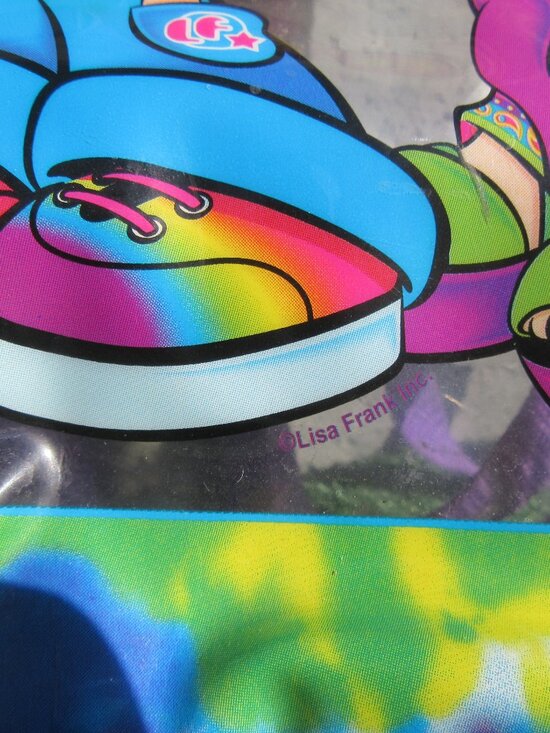 Lisa Frank Fab Friends 3 Groovy Hippie Girls Clear 10\